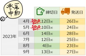 スケジュール