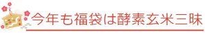 今年も福袋は酵素玄米三昧